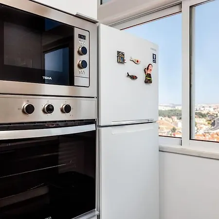 Cozy Bright Space With Landscape And Air Conditioner Lisboa Extérieur photo